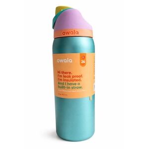 Owala FreeSip 32oz Insulated Stainless Steel Water Bottle Tropical Mirage Teal